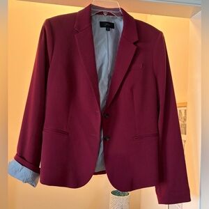 JCrew burgundy jacket sz XXL